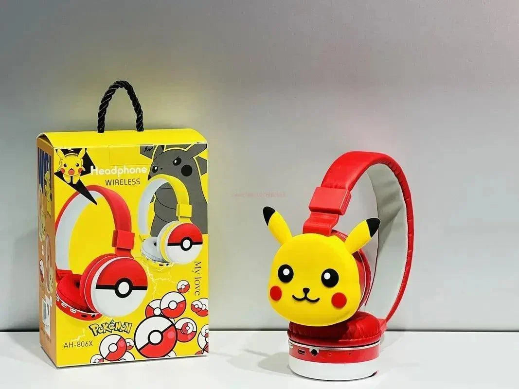 Pokemon Pikachu Wireless Bluetooth Headphones with Built-in Voice Assistant - Pokestore