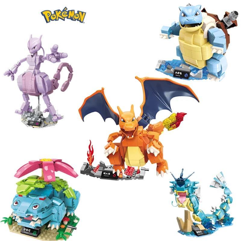 Pokemon Building Blocks Set: Charizard, Gyarados, Mewtwo, Venusaur & Blastoise - Pokestore