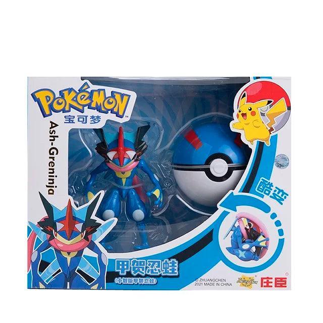 Pokemon Pokeball Changing Figure Set Toy: Pikachu, Eevee, Charizard & More (8-13CM) - Pokestore