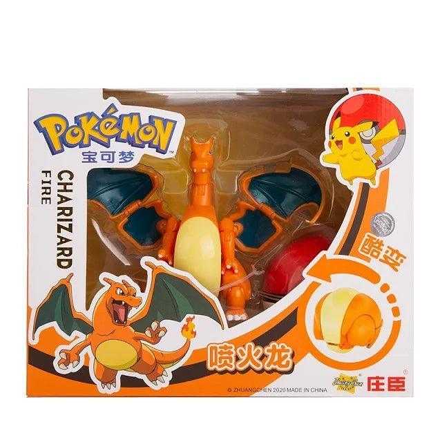 Pokemon Pokeball Changing Figure Set Toy: Pikachu, Eevee, Charizard & More (8-13CM) - Pokestore