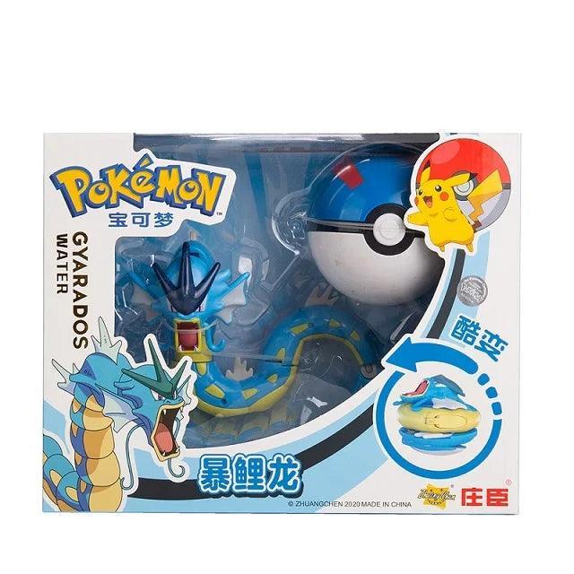 Pokemon Pokeball Changing Figure Set Toy: Pikachu, Eevee, Charizard & More (8-13CM) - Pokestore