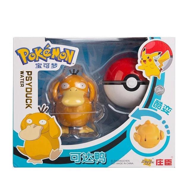 Pokemon Pokeball Changing Figure Set Toy: Pikachu, Eevee, Charizard & More (8-13CM) - Pokestore