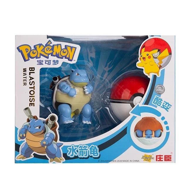 Pokemon Pokeball Changing Figure Set Toy: Pikachu, Eevee, Charizard & More (8-13CM) - Pokestore