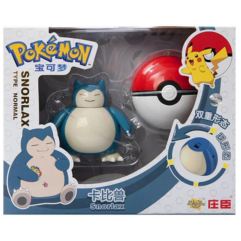 Pokemon Pokeball Changing Figure Set Toy: Pikachu, Eevee, Charizard & More (8-13CM) - Pokestore