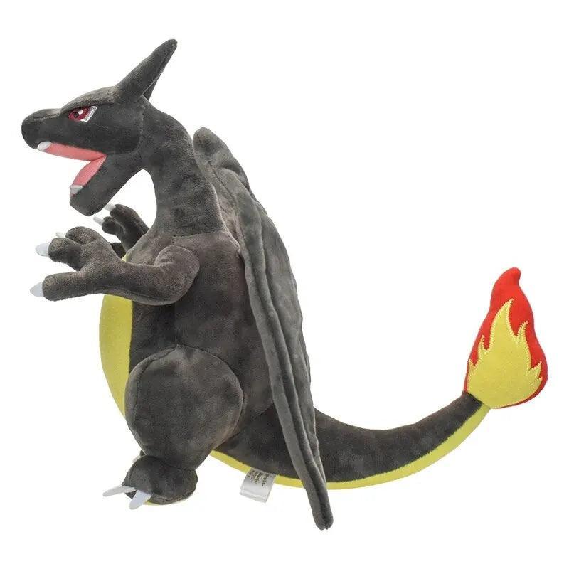 Shiny Black Charizard Plush Doll (Height 9.45 inches/24 cm) Original Pokemon Toy - Pokestore