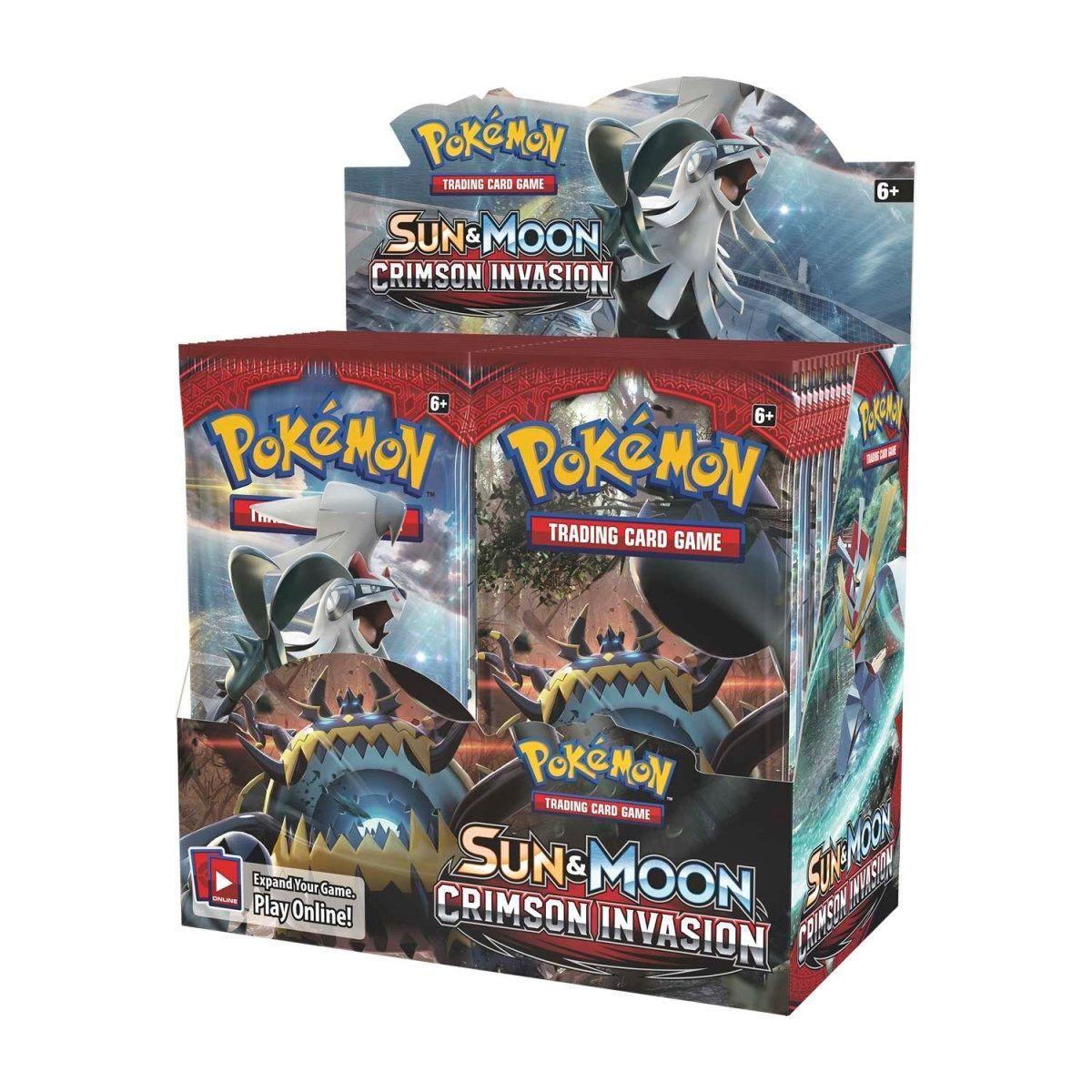 Pokémon TCG: Sun & Moon - Crimson Invasion Booster Display (36 Packs) - Pokestore