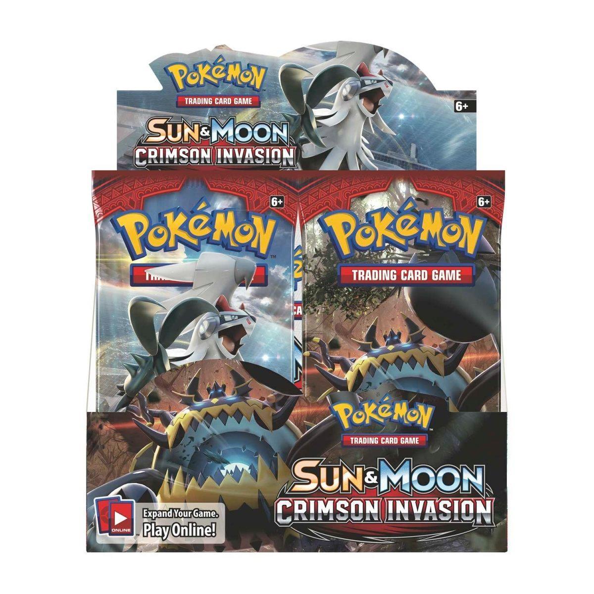 Pokémon TCG: Sun & Moon - Crimson Invasion Booster Display (36 Packs) - Pokestore