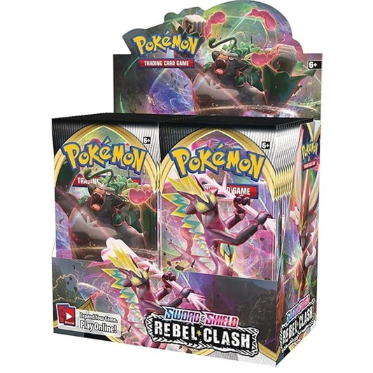 Pokémon TCG: Sword & Shield - Rebel Clash Booster Display Box (36 Packs) - Pokestore