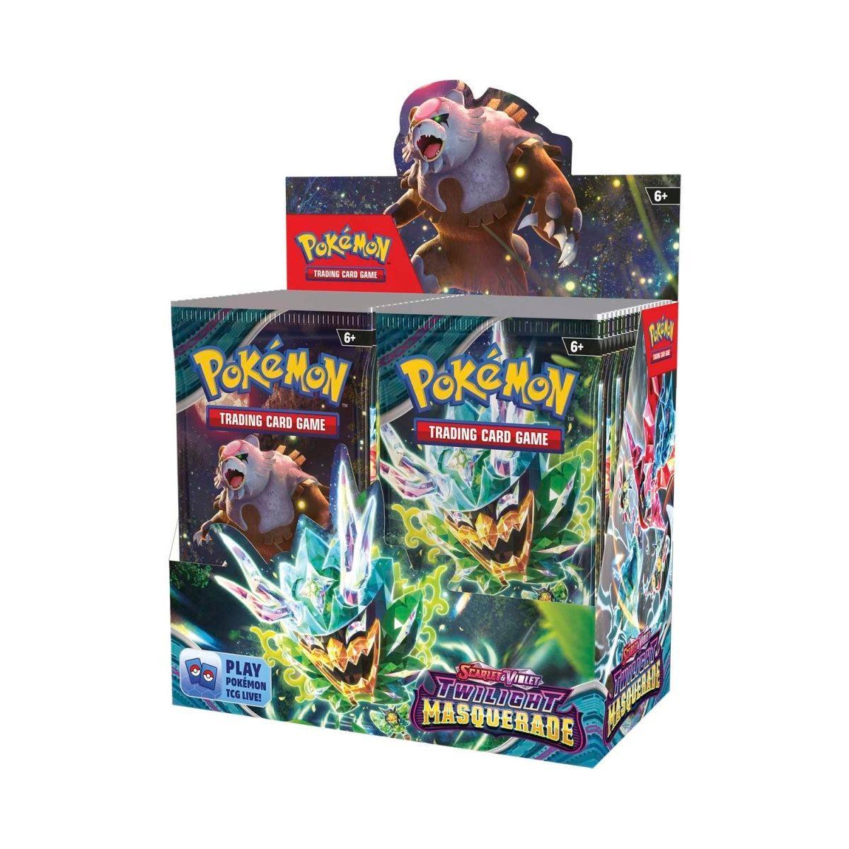 Pokémon TCG: Scarlet & Violet - Twilight Masquerade Booster Display Box (36 Packs) - Pokestore