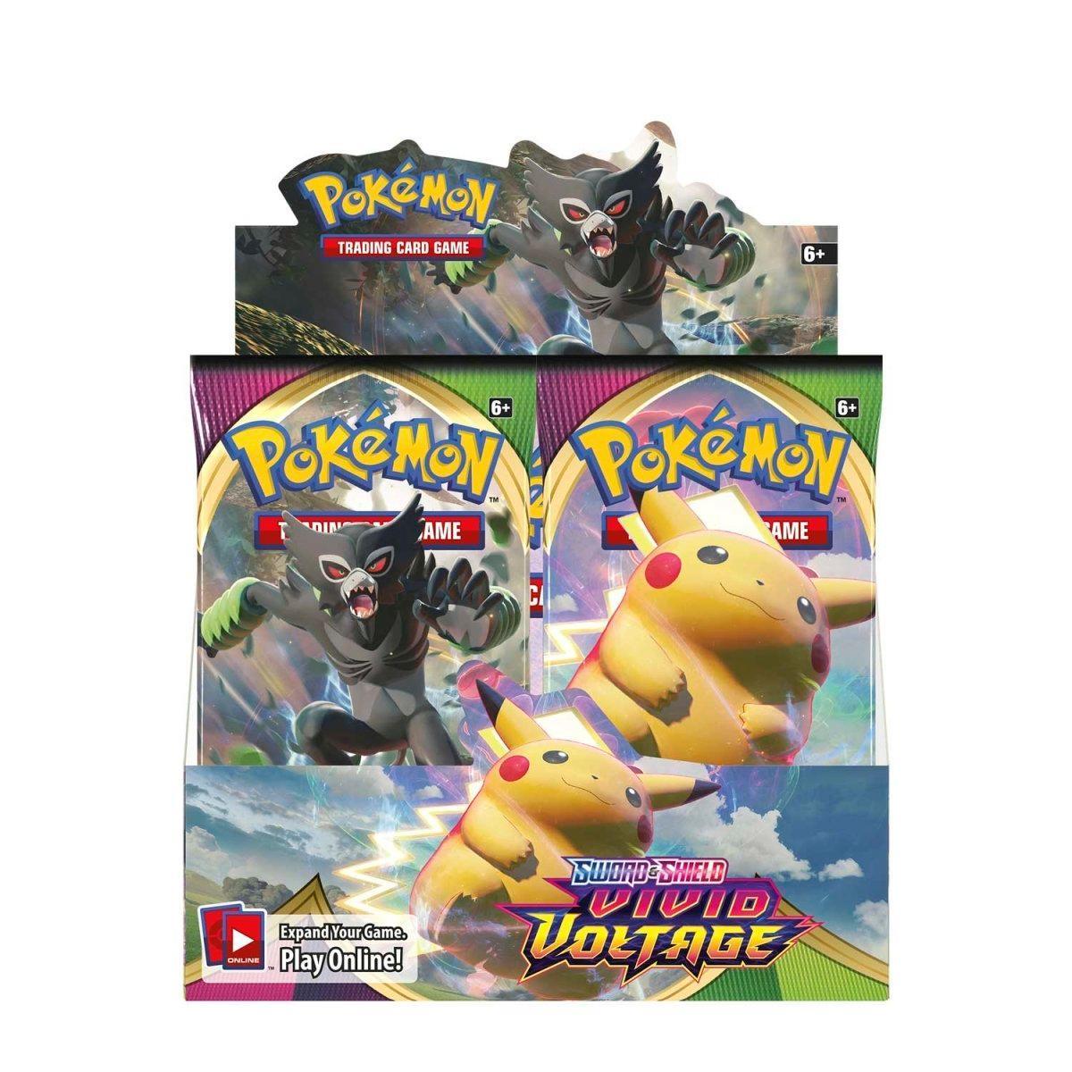 Pokémon TCG: Sword & Shield - Vivid Voltage Booster Display Box (36 Packs) - Pokestore