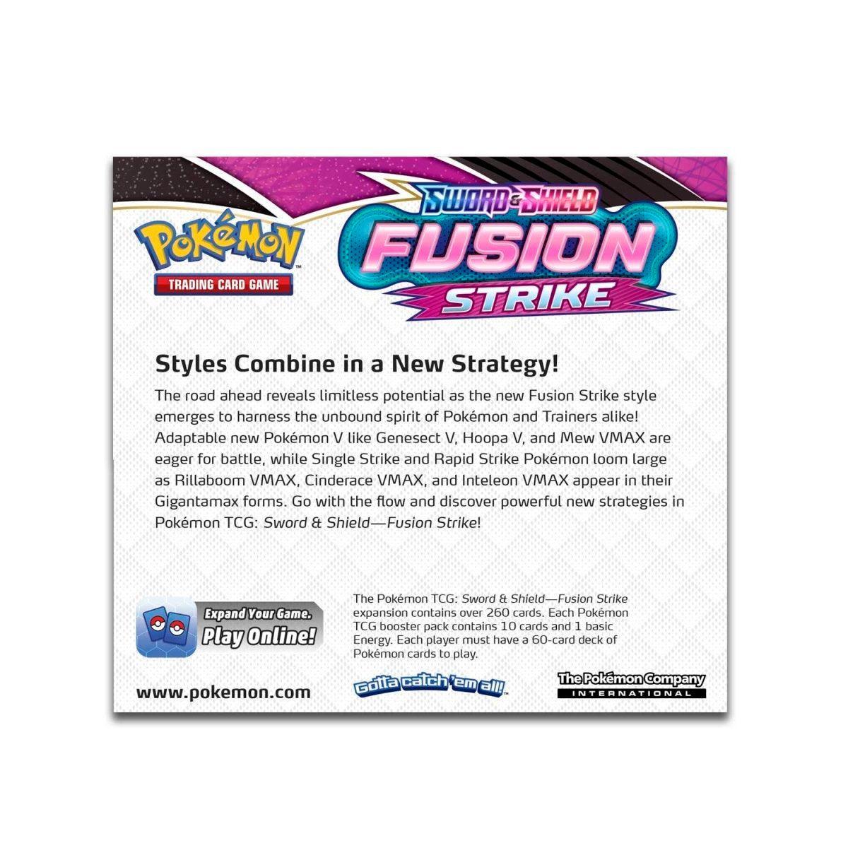 Pokémon TCG: Sword & Shield-Fusion Strike Booster Display Box (36 Packs) - Pokestore