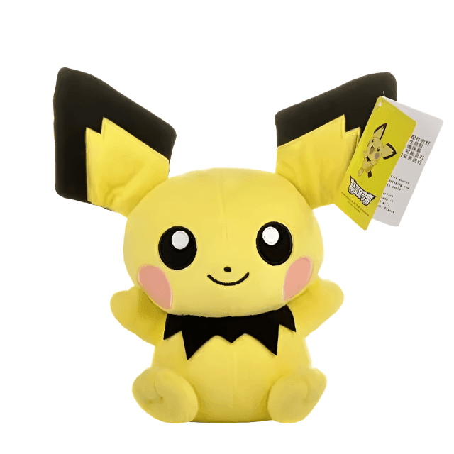 Pokemon Pichu Plush Doll (8 or 10 Inches) Original Toy - Pokestore